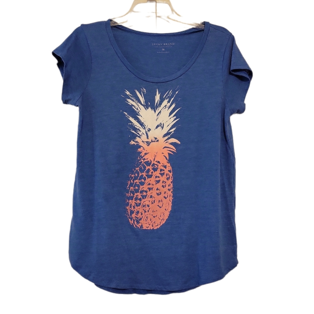 🎉 5 for $25 - Lucky Brand Pineapple Tee